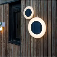 New Garden Applique murale solaire Wally Disk LED