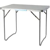 Mojawo Table de camping XL pliante avec poignée de transport Alu 80x60x68cm