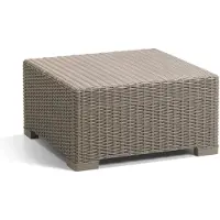 Allibert Table de jardin California Cappuccino-Brun 198074