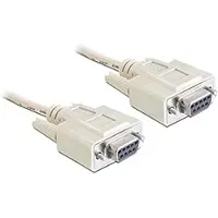 DeLOCK Câble Série Null Modem 9 broches Mâle/Mâle 5m -