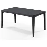 Allibert by KETER Allibert Girona Table de jardin, gris graphite