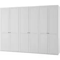 Wimex Armoire New York à portes battantes, blanche, taille au choix