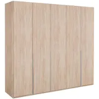 Wimex Armoire New York A - Armoire de rangement, finition au choix : chêne brut de sciage