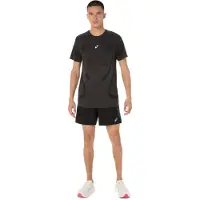 Asics T-Shirt fonctionnel 'Road' anthracite / noir / blanc
