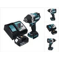 Makita DTW 700 RF1 Visseuse à chocs sans fil 18 V 700 Nm 1/2" XPT Brushless + 1x Batterie 3,0 Ah + Chargeur