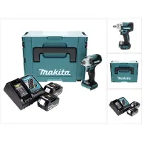 Makita DTW 300 RFJ Visseuse à chocs sans fil 18 V 330 Nm 1/2" Brushless + 2x Batteries 3,0 Ah + Chargeur + Makpac