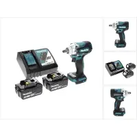 Makita DTW 300 RT Visseuse à chocs sans fil 18 V 330 Nm 1/2" Brushless + 2x Batteries 5.0 Ah + Chargeur