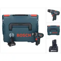 Bosch GSR 12V-15 Professional Perceuse-visseuse sans fil avec boîtier L-Boxx + 1x Batterie GBA 6,0 Ah - sans Chargeur