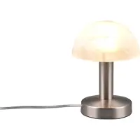 TRIO Lampe de table Fynn Ii nickel avec verre blanc