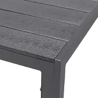 Inda Non-Wood Aluminium Table de jardin anthracite / grise 160 x 90 x 74 cm