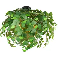 TRIO Plafonnier Feuilles Leavy Ø70cm