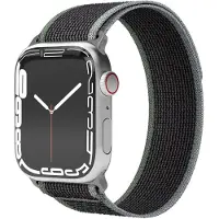 Vonmählen Watch Straps Trekking Loop - Bracelet pour Apple Watch, 44 mm + 45 mm + 46 mm + 49 mm, bleu noir