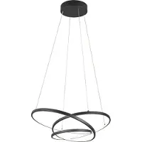 TRIO Leuchten LED Suspension Darvin 34W blanc chaud-blanc neutre