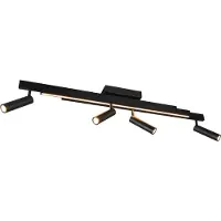 TRIO Spot LED 4 lumières Zeno noir
