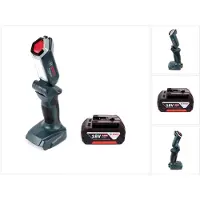 Bosch Professional GLI 18V-300 Lampe sans fil + 1x Batterie GBA 18 V 4,0 Ah - sans Chargeur