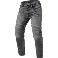 REV'IT! Jeans Moto 2 TF Medium Grey Used L34 Motorcycle Jeans Taille L34/W32