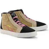 Alpinestars Ride-63 Canvas Motorcycle Shoes Beige EU 40 1/2
