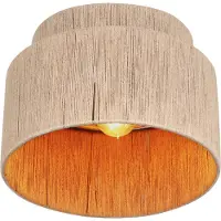 TRIO Plafonnier en corde Smilla Ø 30 cm