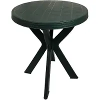 Mojawo Table de jardin ronde Ø70cm vert