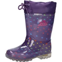 Lico Bottes en caoutchouc 'Power Blinky' violet