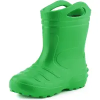 Ladeheid - Bottes en caoutchouc Eva Thermo ultra-légères pour filles et garçons, doublées, KL051 (vert, 22)