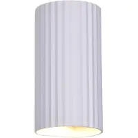 TRIO Applique murale, métal, blanc, GU10, 2 flammes, H 18 cm