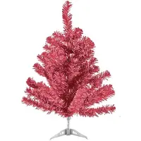 Mojawo Arbre de Noël 60/150/180 cm avec support Rose