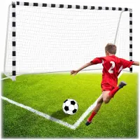 Ekspand | But de football XXL - 300 x 200 cm - Métal - Résistant aux intempéries - Montage rapide - Grande stabilité
