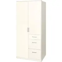 Wimex Armoire Click pour chambre à coucher avec tiroirs, finition au choix : blanc