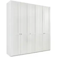 Wimex Armoire New York à portes battantes, blanche, taille au choix