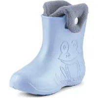 Ladeheid Eva Enfants Garçons Filles Bottes de pluie fourrées LA-CA-04 (Bleu clair, 24/25 EU)
