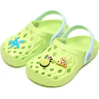 Ladeheid Sabots pour enfants, pour filles et garçons, sabots de jardin légers, chaussures de jardin pour enfants LA-CA-15 (pistache, 28/29 EU)
