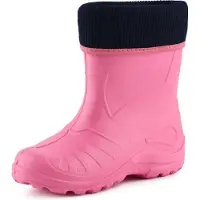 Ladeheid Enfants Filles Garçons Bottes de pluie thermo Eva doublées KL058 (rose clair, 34)
