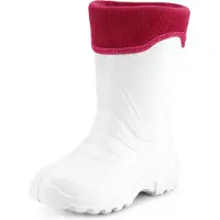 Ladeheid Enfants Filles Garçons Bottes de pluie thermo Eva doublées LA-861 (Blanc/Rose, 28/29)