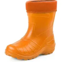 Ladeheid - Bottes de pluie Eva Thermo ultra-légères pour enfants (filles et garçons), doublées, KL050 (orange, taille 22 EU)