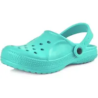Ladeheid Enfants Filles Garçons Sabots légers Eva Sabots de jardin Chaussures de jardin KL055 (Menthe, 27 UE)