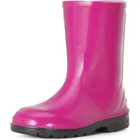 Ladeheid Enfants Filles Garçons Bottes de pluie LA-939 (Fuchsia, 26 UE)