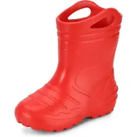 Ladeheid Bottes en caoutchouc Eva ultra-légères pour filles et garçons KL051-S (rouge, taille 31 EU)
