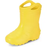 Ladeheid Bottes en caoutchouc Eva ultra-légères pour filles et garçons KL051-S (Jaune 1, 28 EU)