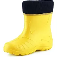 Ladeheid Enfants Filles Garçons Bottes en caoutchouc légères Eva Thermo Doublées KL058 (Sonnig, 24)