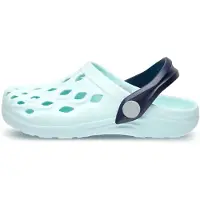 Ladeheid Sabots pour enfants, pour filles et garçons, sabots de jardin légers, chaussures de jardin pour enfants LA-CA-14 (bleu clair, 32/33 EU)