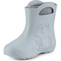 Ladeheid Eva Enfants Garçons Filles Bottes de pluie fourrées LA-CA-03 (Gris, 32/33 EU)