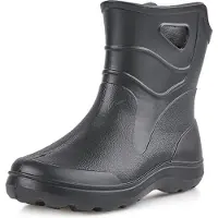 Ladeheid Bottes en caoutchouc légères pour homme, modèle Eva KL027M (noir, 41)