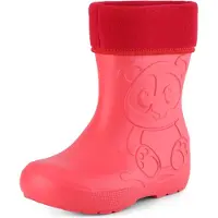 Ladeheid Eva Enfants Garçons Filles Bottes de pluie fourrées LA-CA-11 (Corail, 32/33 EU)