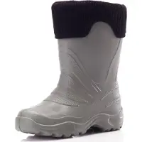 Ladeheid Bottes en caoutchouc Eva Thermo ultra-légères pour enfants (filles et garçons), doublées, LA-861 (gris/noir, 24/25)