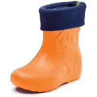 Ladeheid Bottes en caoutchouc ultra-légères pour enfants Thermo avec doublure LA-CA-Panda249 (orange (151c), 30/31)