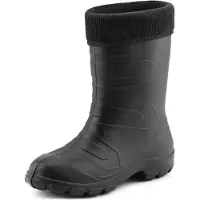 Ladeheid Femmes Thermo Eva Bottes en caoutchouc poids plume LALMG879 (Noir/Noir, 40 UE)