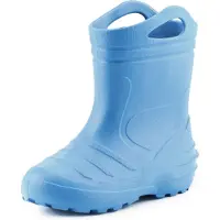 Ladeheid Bottes en caoutchouc Eva Thermo ultra-légères pour enfants (filles et garçons), doublées, modèle KL051 (bleu clair, taille 35)