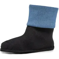 Ladeheid Enfants Bottes de Caoutchouc Chaussettes de Bottes Chaussettes Chauffantes pour Bottes de Pluie LA-CA-10 LA-CA-11(Bleu, 28/29)