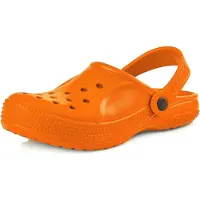 Ladeheid Enfants Filles Garçons Sabots légers Eva Sabots de jardin Chaussures de jardin KL055 (Orange, 31 UE)